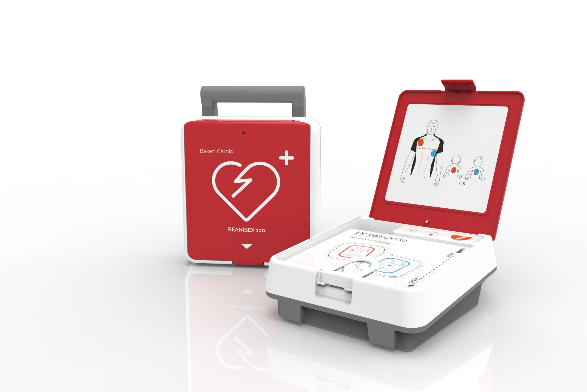 Reanibex100 automata/félautomata defibrillátor